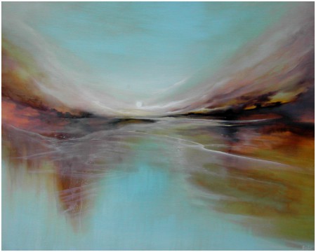 "Espace" huile (80x100cm)  (n°h13) :  800 €